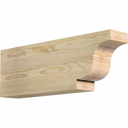 Ekena Millwork Newport Rough Sawn Rafter Tail, Douglas Fir, 4"W x 8"H x 24"L RFT04X08X24NEW00RDF